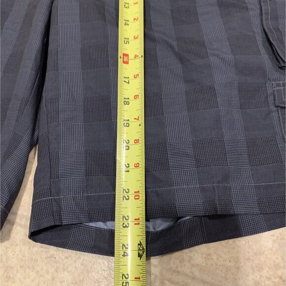 Rugged Exposure Mens Size XXL Outdoors Coated Water Resistant Grey Cargo Shorts - Picture 4 of 7